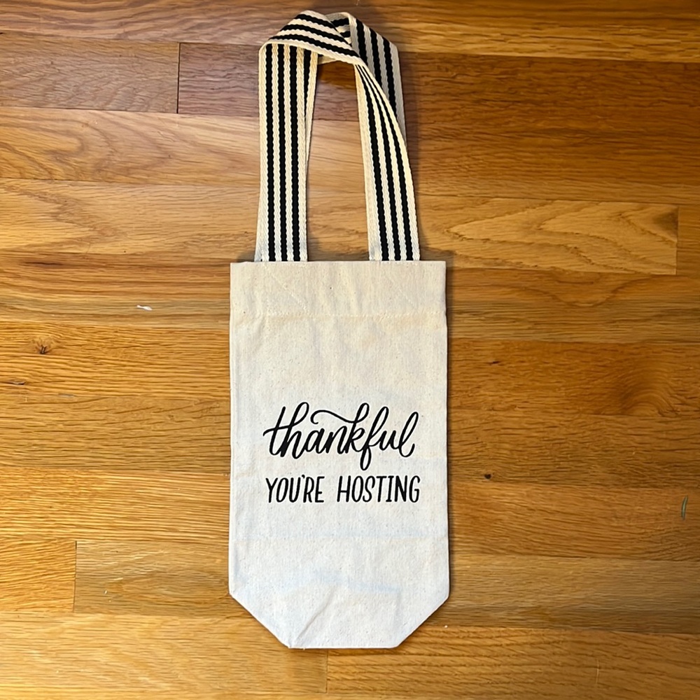 Thank You For Hosting Wine Bag